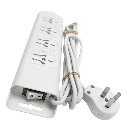 Zapatilla Prolongador 4 Tomas Con Cable 1.5m Tecla Bi Norma