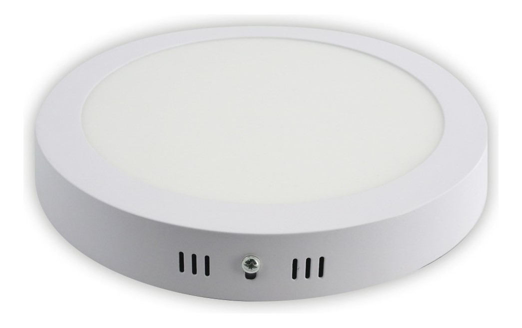 Plafón Led Base/aplicar 12w Redondo Aluminio 220v Luz Fria - Imagen 3