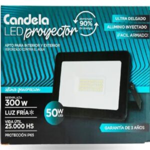 Reflector 50 W Luz Fria Candela Exterior Ip65