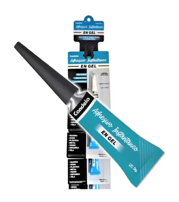 Pack X 6 Adhesivos Instantaneo 3grs Gel Candela Tipo La Gotita - Imagen 2