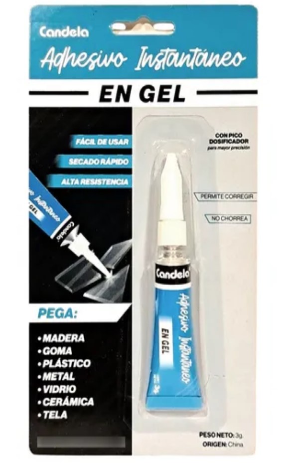 Pack X 6 Adhesivos Instantaneo 3grs Gel Candela Tipo La Gotita - Imagen 4