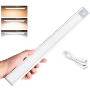 Liston Led Con Sensor Movimiento Recargable Usb 40cm Calido/Neutro/Frio