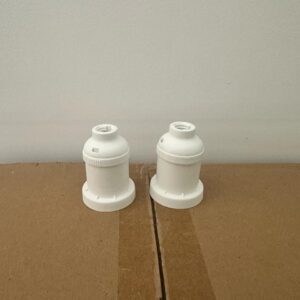 Portalamparas 2 piezas Blanco