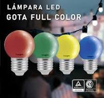 Lampara Gota Led de Colores Varios