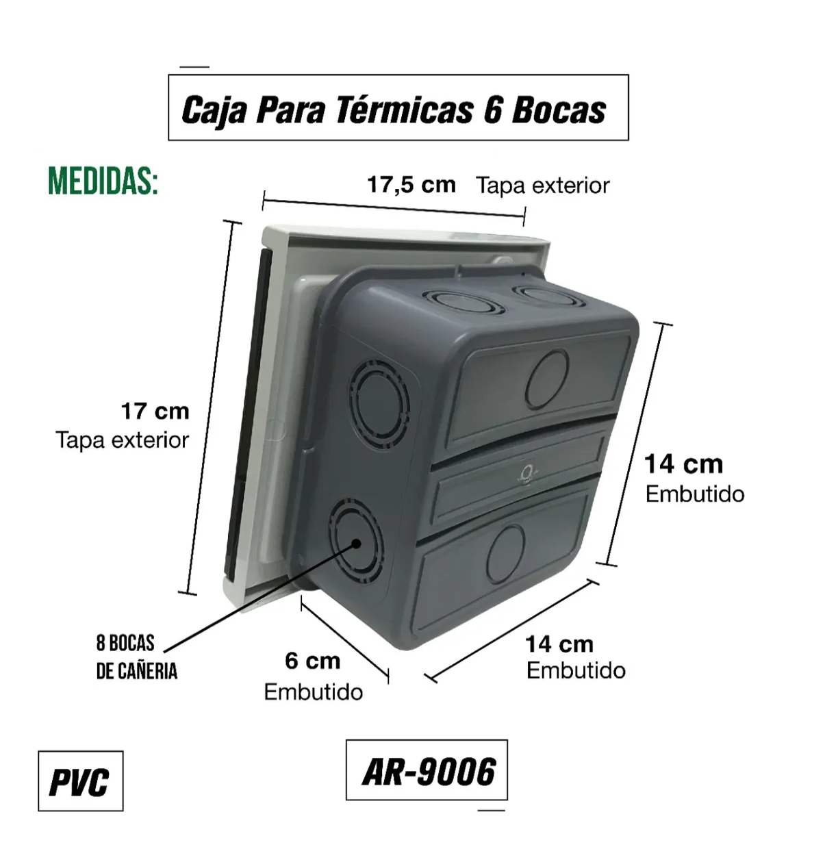 Tableros Para termicas y Disyuntores para Embutir - Imagen 2