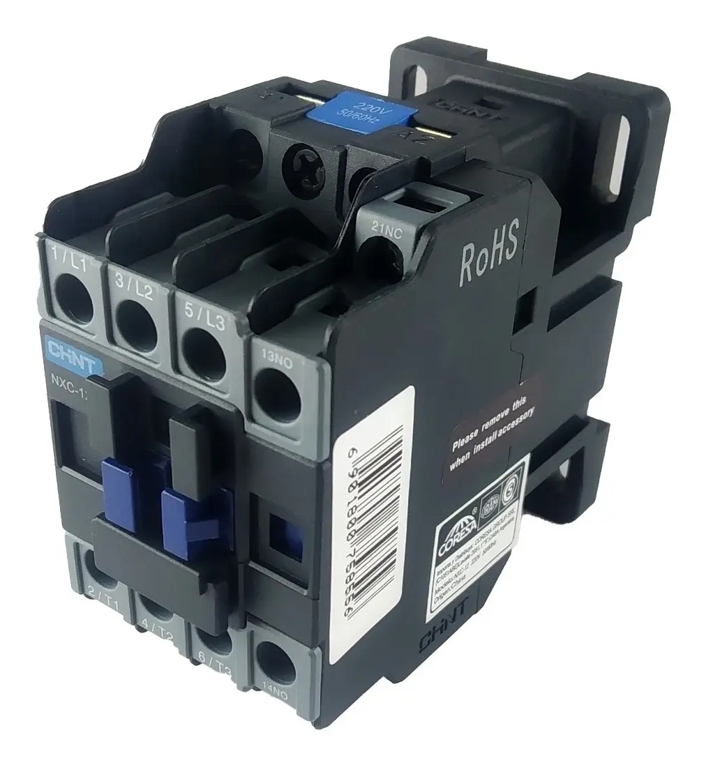 Contactor Trifásico Chint 9A 3 Polos 1NA+1NC 4kW IEC 60947 - Imagen 4
