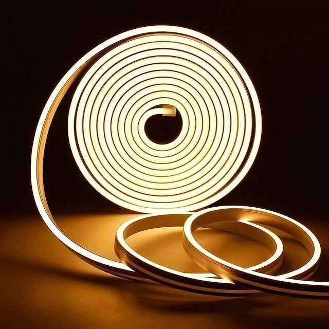Tira Led Neon COB siliconada coneccion 220v - Imagen 3