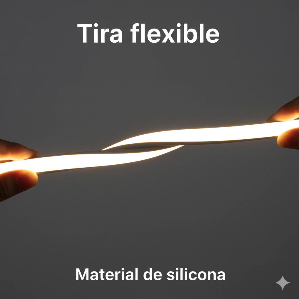 Tira Led Neon COB siliconada coneccion 220v - Imagen 8